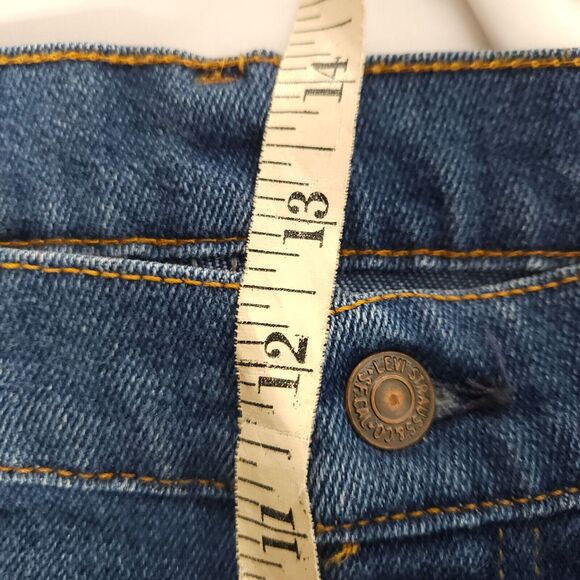 VTG USA Made Levi's Mens 38x31 (Actual 36x29) Stretch High Rise 90s Blue Jeans - Picture 7 of 8